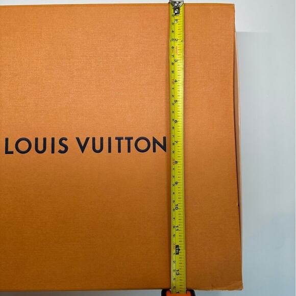 Louis Vuitton | Flat Storage Box | Orange | 14.75 W x 13.75 H x 3.4 D inch - Picture 15 of 16